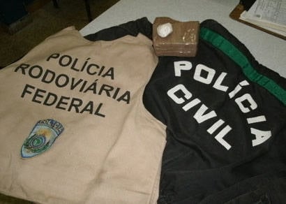 Ação conjunta da PC e PRF apreende 500 gramas de maconha