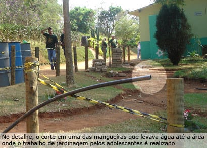 Casa do Pequeno Jardineiro é invadida e fica novamente sem água