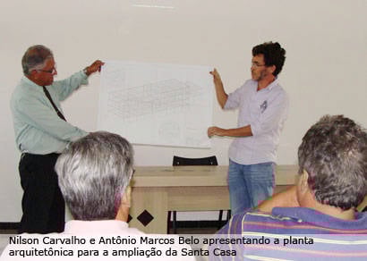 Investimento para ampliação da Santa Casa é apresentado aos vereadores