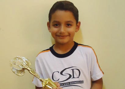 Com apenas 5 anos, enxadrista do CSD é campeão em Monte Carmelo