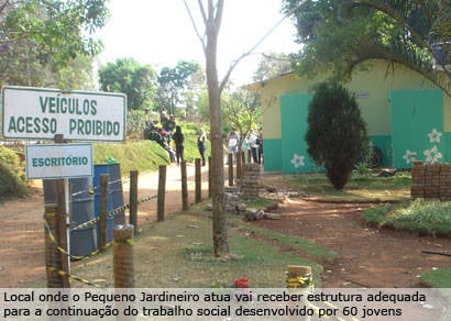 Muro vai separar Fundação Maçônica da Casa do Pequeno Jardineiro