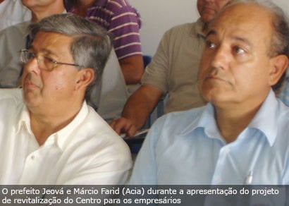 Prefeitura e Acia discutem projeto de revitalização do Centro
