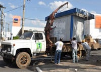 Revitalização central é iniciada com remanejamento de banca de livros