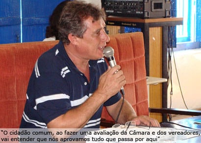 Vereador critica retirada de projetos do Executivo