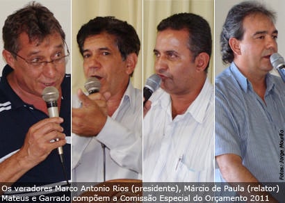 Câmara recebe sugestões para o Orçamento Municipal 2011