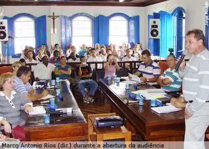 Comunidade participa efetivamente da audiência do Orçamento Municipal 2011