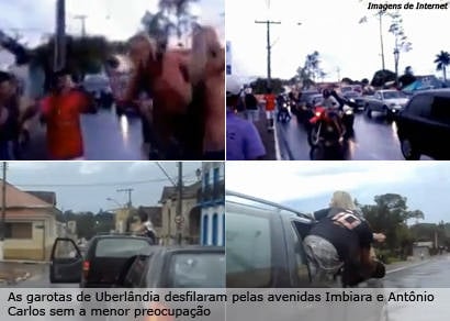 Imagens de atos obscenos em avenidas de Araxá circulam na internet