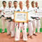 Atletas do jiu-jitsu são graduados na Liga Brasileira