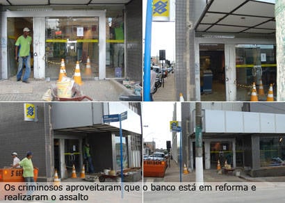 Três suspeitos são detidos pela PM por assalto ao BB; dois trabalhavam na reforma