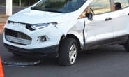 Moto colide com carro na Senador Montandon