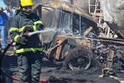 Batida envolvendo sete veículos causa incêndio e interdita 262 por várias horas