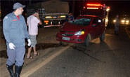 Passageiro fica ferido em acidente na BR-262