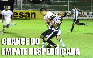 Araxá perde pênalti e é derrotado pelo Mamoré