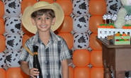 O aniversário de cinco anos de Daniel da Costa