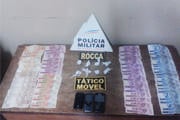 PM flagra jovens e adolescentes com dinheiro e crack