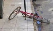 Menor rouba bolsa, mas cai da bicicleta durante a fuga e é contido