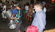 Aracely acompanha ensaios das escolas de samba de Araxá