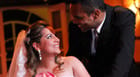 A troca de alianças de Fernanda e Eduardo