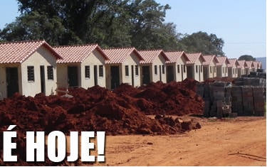 Prefeitura promove sorteio de casas populares nesta tarde