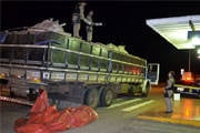 PRF apreende carreta carregada de cigarros contrabandeados na BR-262
