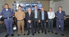 Representantes da segurança pública de Araxá visitam centros de monitoramento de Vinhedo e Jundiaí