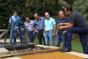 Comitiva de vereadores visita Estação de Tratamento de Esgoto da Copasa