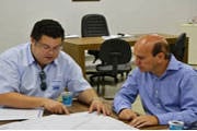 Vereador Fabiano reúne com empresário para discutir novo projeto