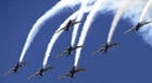 Aeroclube de Araxá recebe aviões da Esquadrilha da Fumaça