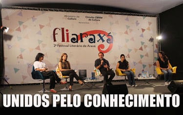 2° Fliaraxá promove viagem a literatura com grandes escritores