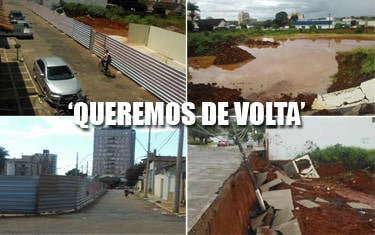 Moradores organizam manifestação contra descaso na rua Francelino Cardoso