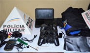 Polícia Militar prende jovem com vários materiais de furto