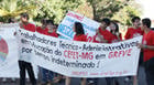 Cefet faz marcha para pressionar governo a negociar greve