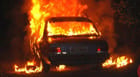PM registra incêndio em veículo causado por crianças