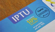 Vencimento do IPTU é prorrogado até o dia 31 de março