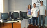 Centro Educacional Julio Dário recebe computadores do Sindicato Rural