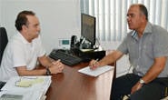 Vereador Juninho visita construção do novo prédio da Santa Casa