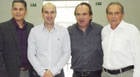 Miguel, Fabiano, Eustáquio e Farley compõem a nova Mesa Diretora da Câmara