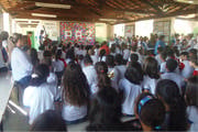 Evento promovido pela Escola Maria de Magalhães desperta a cidadania