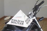 PM apreende moto em situação irregular