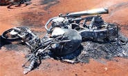 PM localiza moto furtada carbonizada no São Geraldo