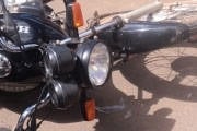 Motociclista fica gravemente ferido em acidente próximo ao aeroporto