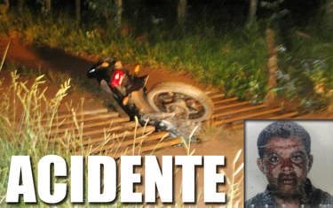 Motociclista morre ao tentar passar por mata-burro