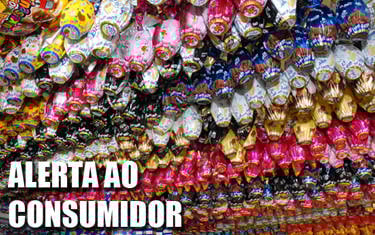 Diferença do preço dos ovos de páscoa chega a 34%