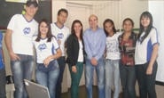 Fabiano profere palestras sobre cidadania na Escola Armando Santos