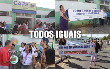 Passeata marca o encerramento da Semana da Luta Antimanicomial