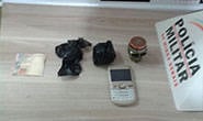 Polícia Militar prende indivíduo por envolvimento com o tráfico de drogas