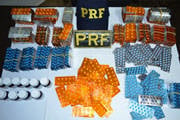 PRF apreende cartelas de anabolizantes e estimulantes sexuais.