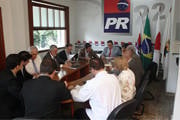 Reunião com vice-governador e presidente de partidos
