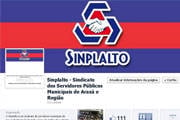 Sinplalto cria página no facebook para otimizar a comunicação com o servidor
