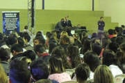 Cerca de 1,3 mil pessoas assistem à palestra sobre Eleições Limpas e Voto Consciente no Uniaraxá
